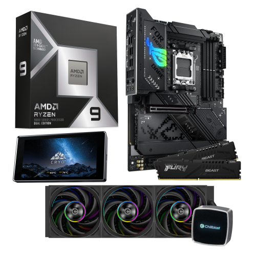 CCL 9950X3D2 Cryo Performance & RAM Gaming Motherboard Bundle